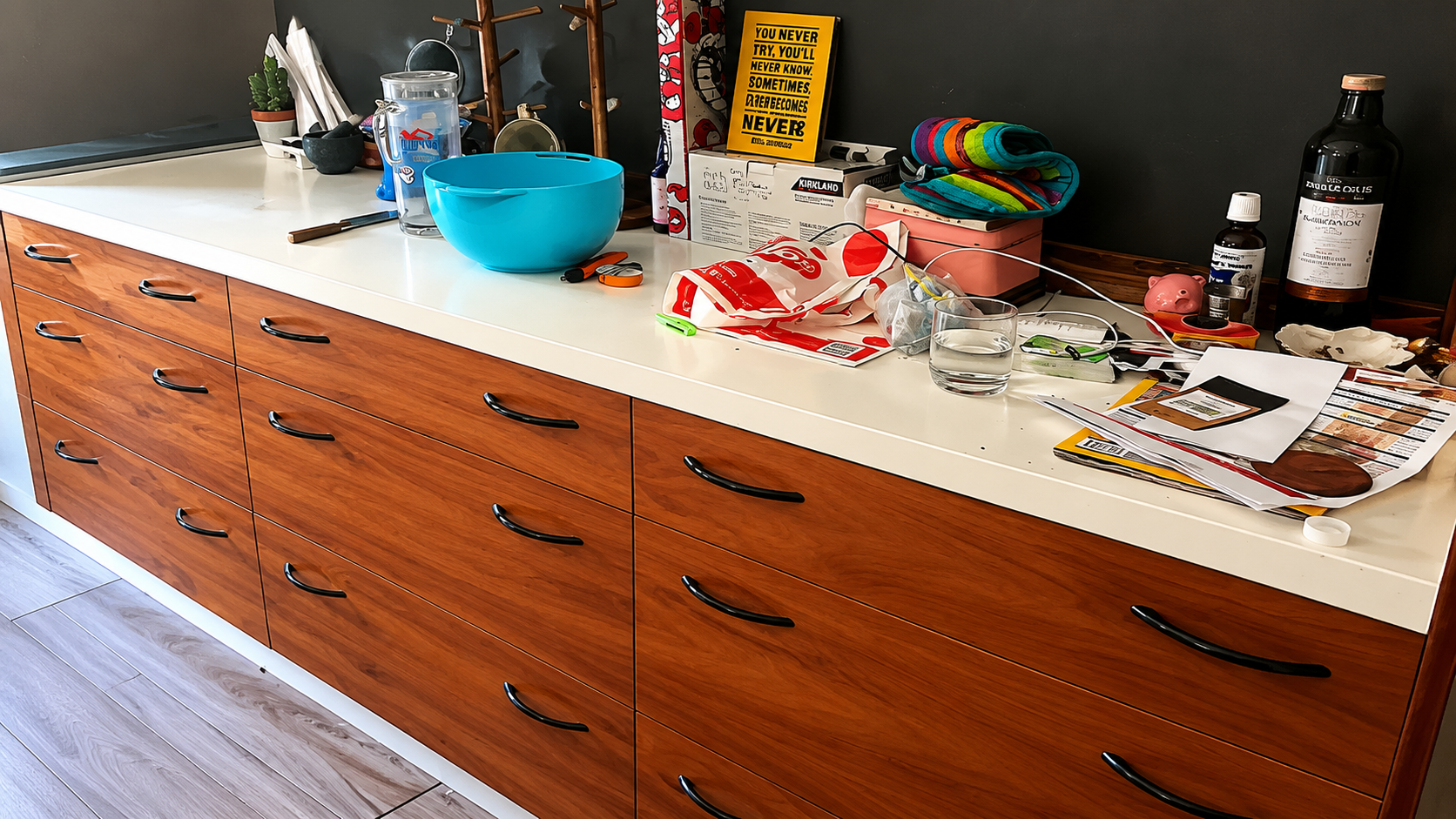 Before — professional cleaning transformation